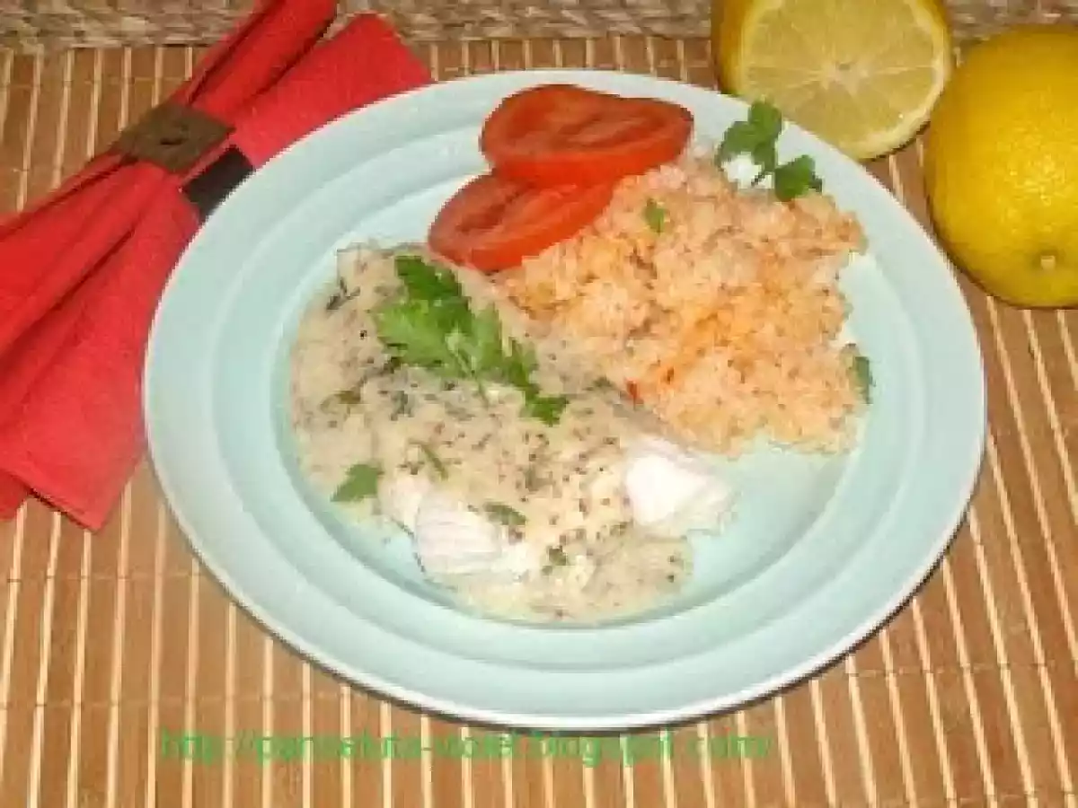 File de ton cu sos de mustar si orez picant - poza 2