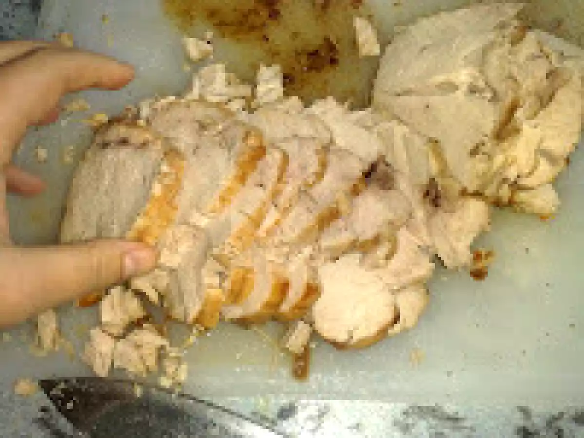 Filete din piept de curcan cu sos de legume - poza 7