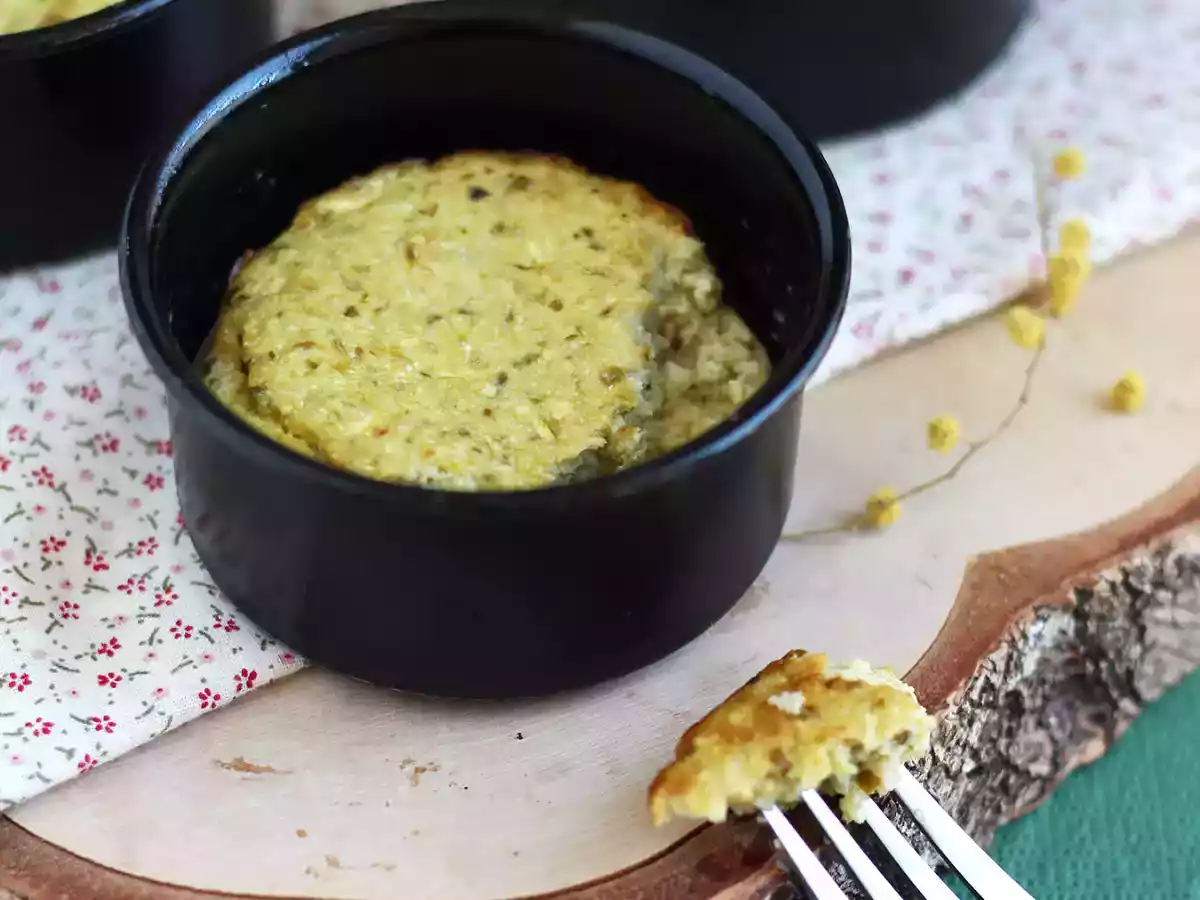 Flan cu dovlecei si pesto - fara gluten - poza 4