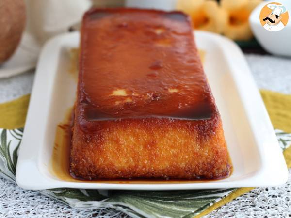 Flan cu nuca de cocos