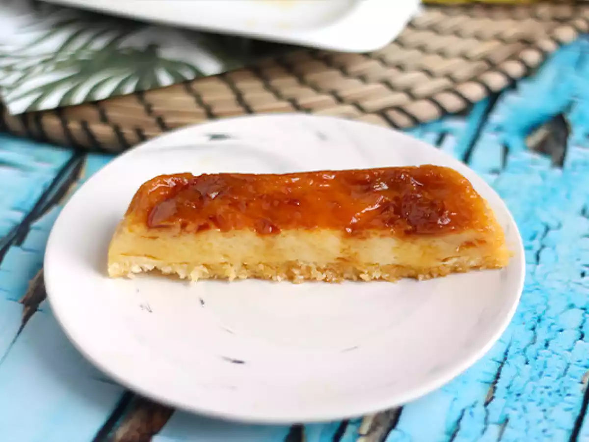 Flan cu nuca de cocos la microunde - poza 3