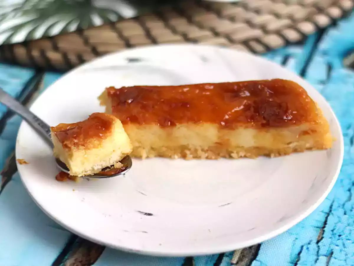 Flan cu nuca de cocos la microunde - poza 6