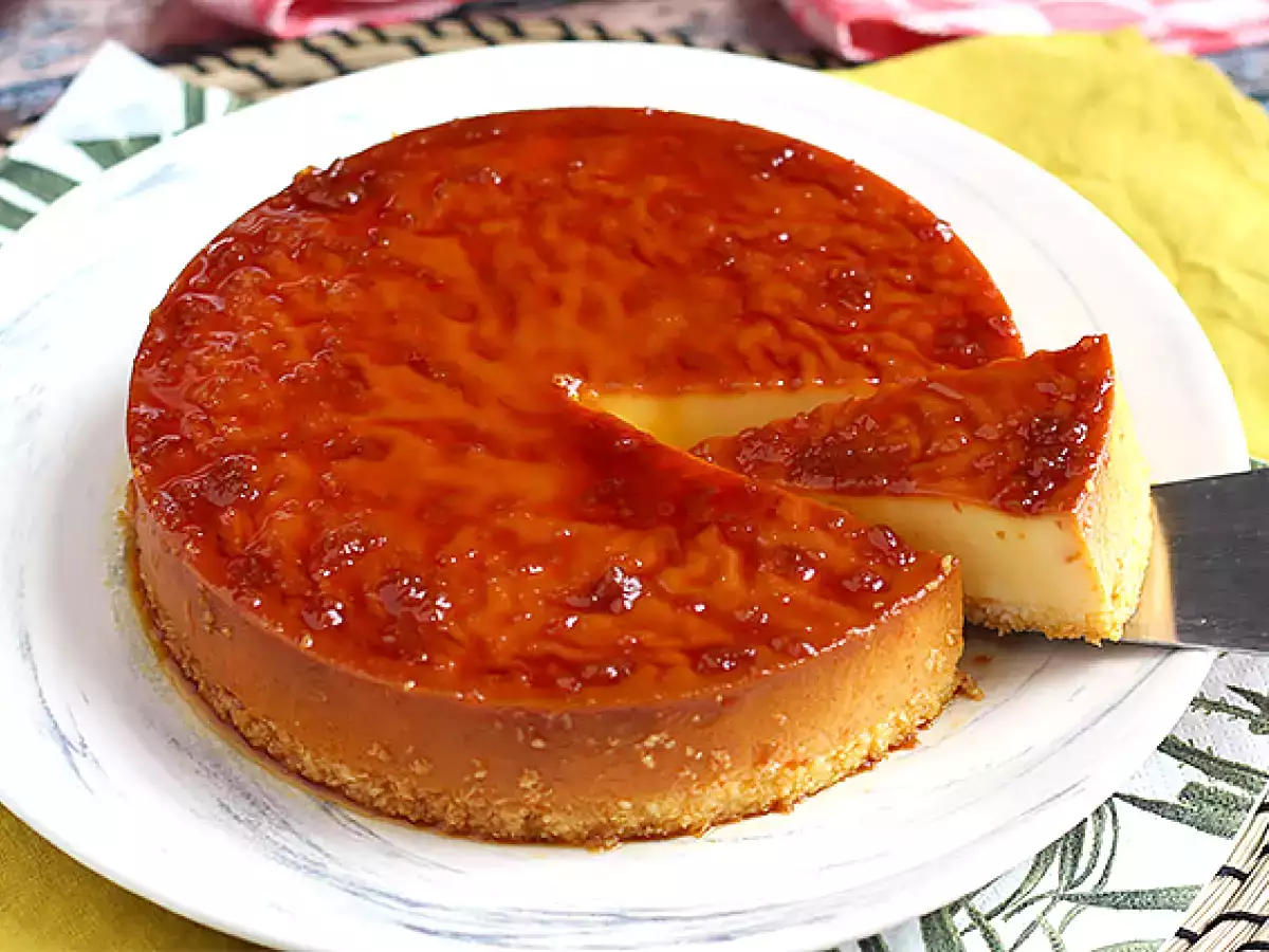Flan de cocos la multicooker
