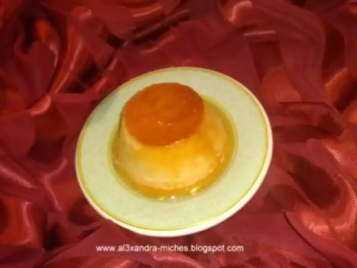 Flan de queso (flan de branza) - poza 2