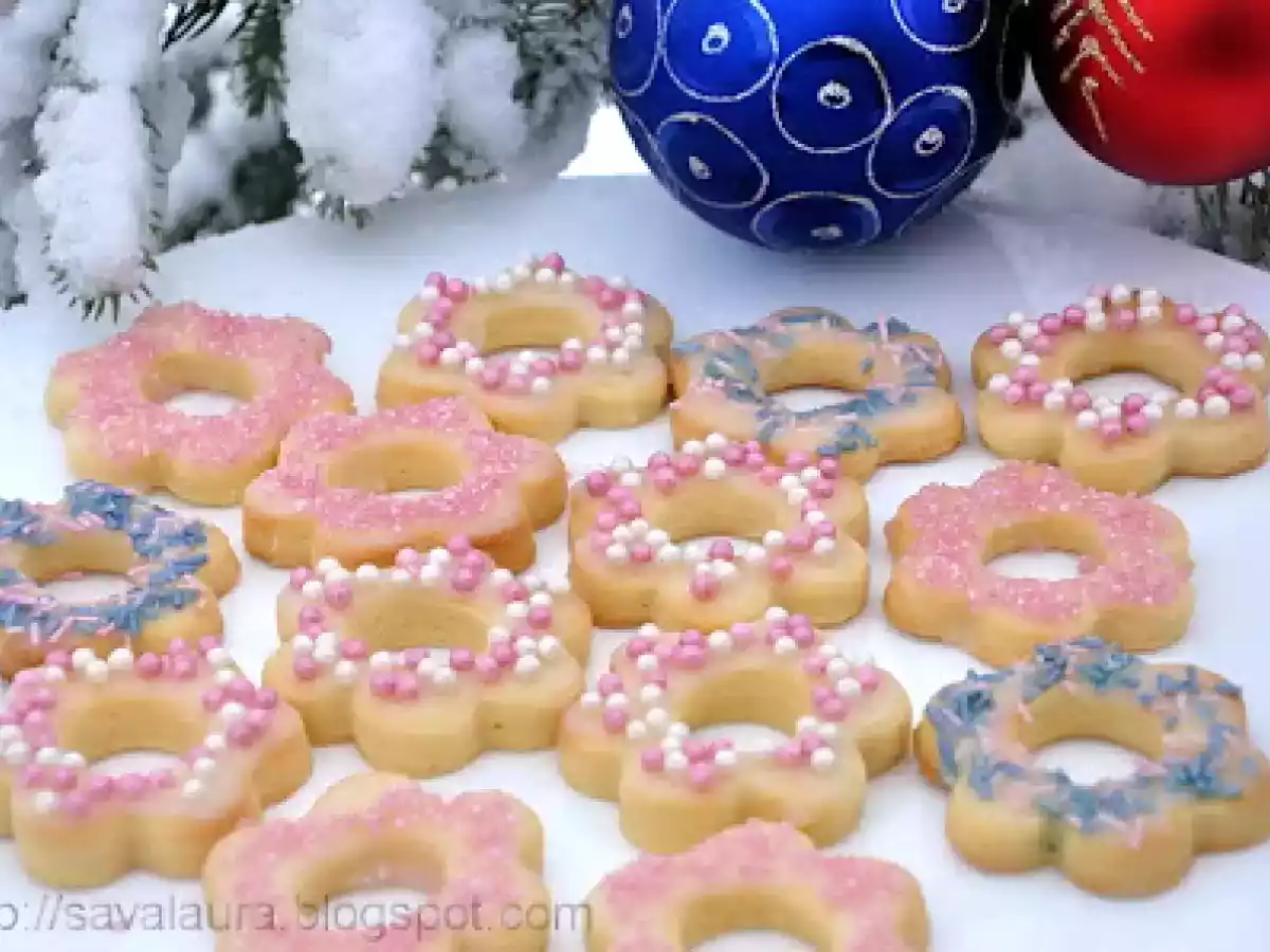 Flori de gheata cu perle de zahar - poza 2