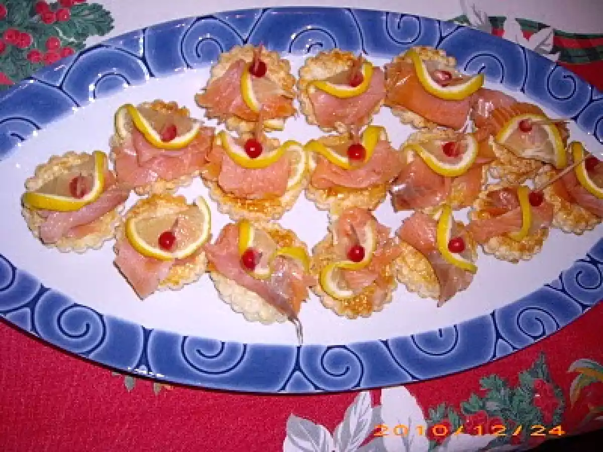 Floricele cu somon afumat