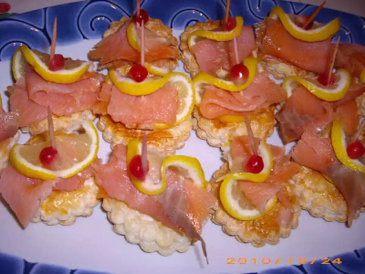 Floricele cu somon afumat - poza 2