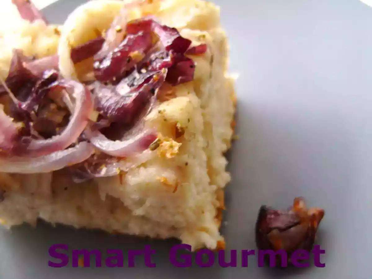 Focaccia cu ceapa rosie - poza 2