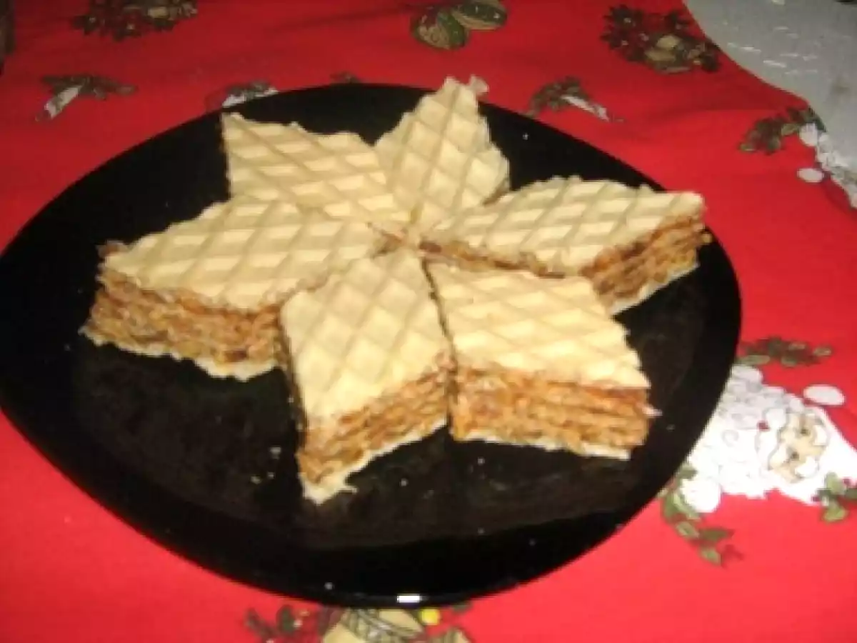 Foi napolitana cu crema caramel