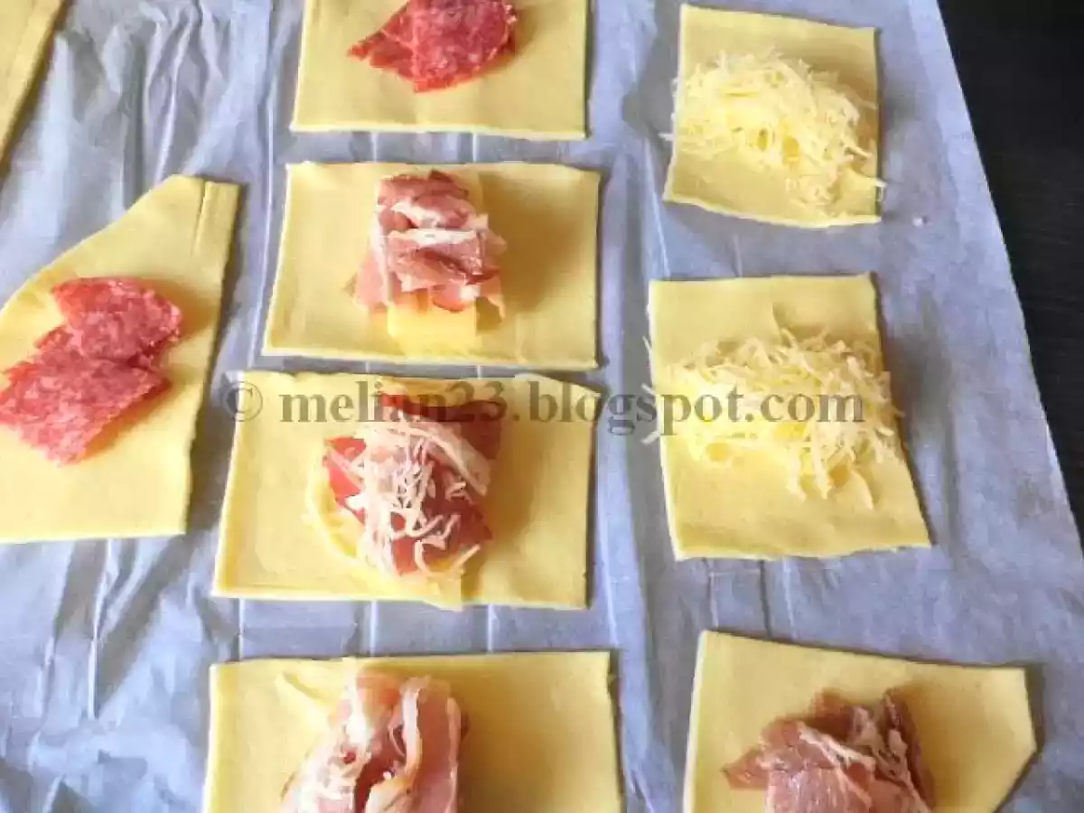 Foietaj cu cascaval si bacon - poza 2