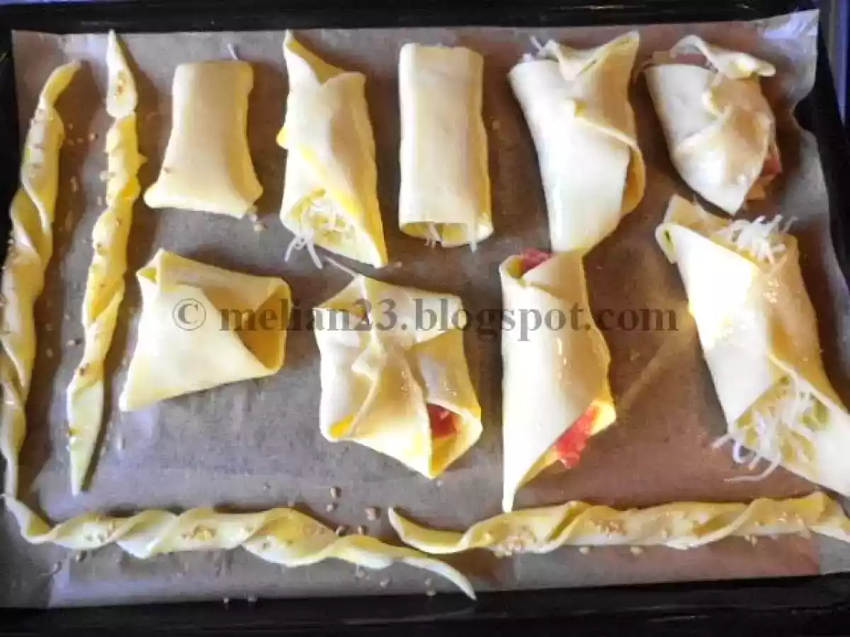 Foietaj cu cascaval si bacon - poza 3