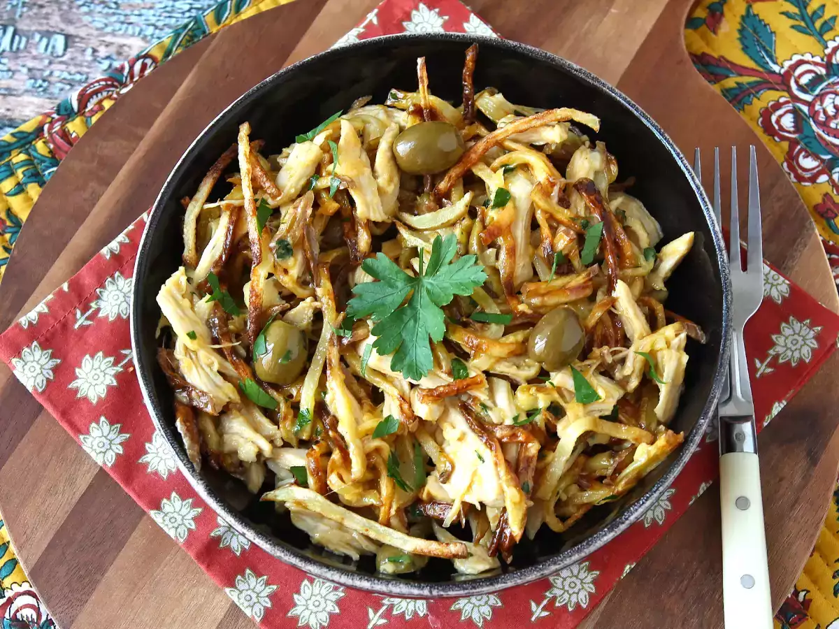 Frango à Brás: preparatul portughez perfect pentru a folosi resturile de pui - poza 4