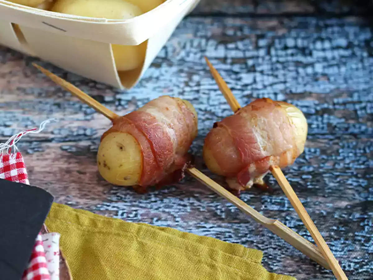 Frigarui aperitiv din cartofi si bacon afumat - poza 2