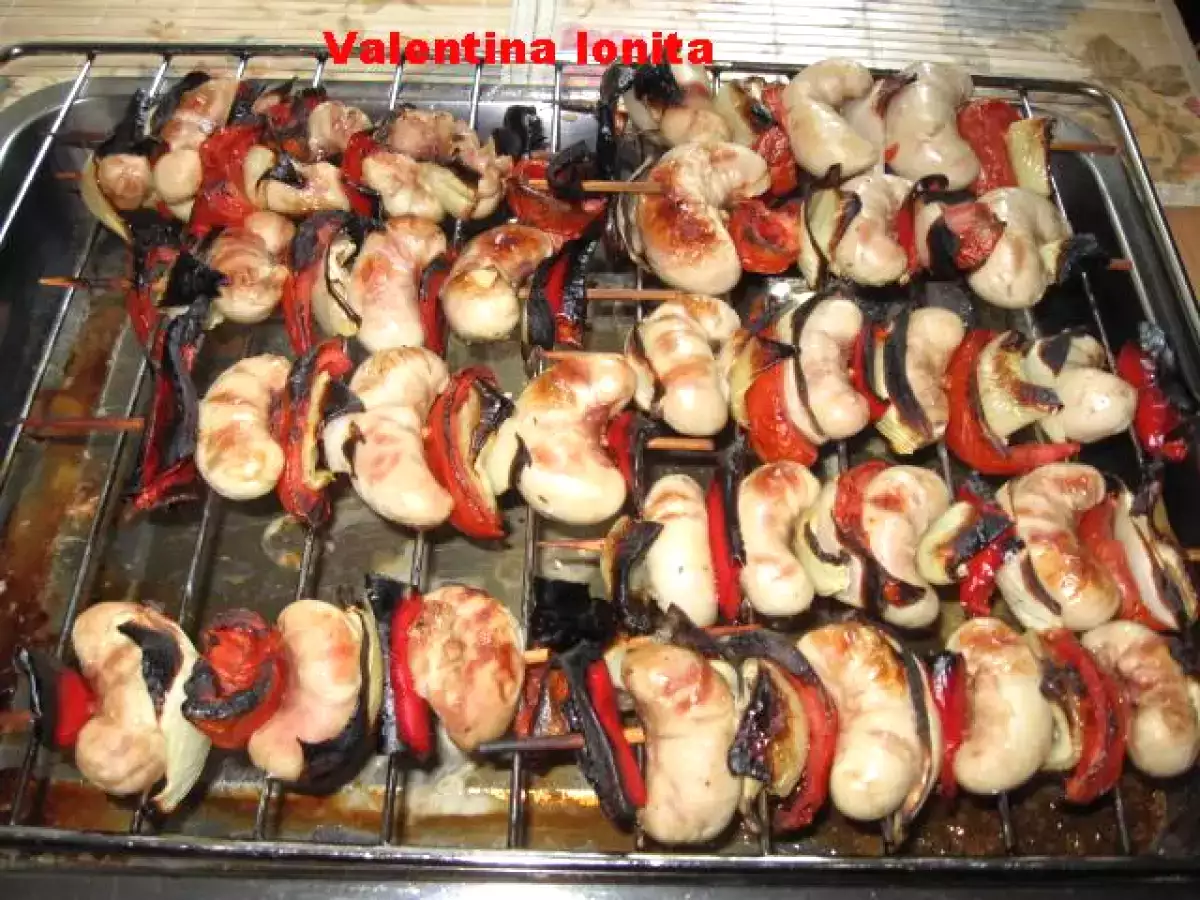 Frigarui de fudulii de curcan la grill (gratar) - poza 7