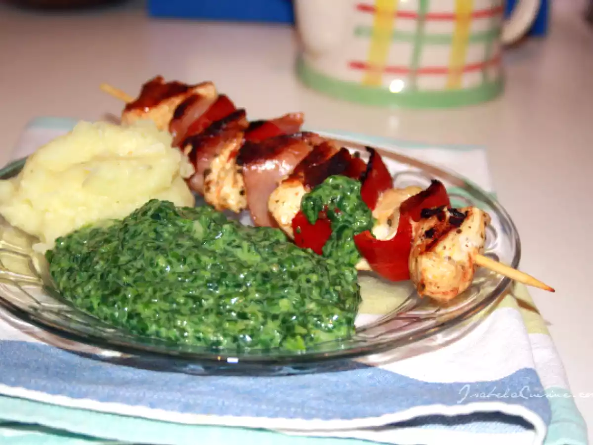 Frigarui de pui cu piure de spanac - poza 2