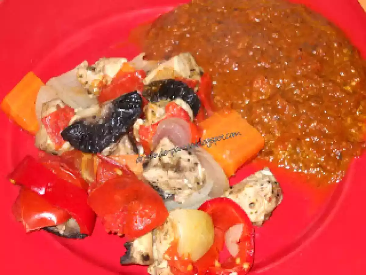 Frigarui de pui gatit la steamer cu sos de legume - poza 11