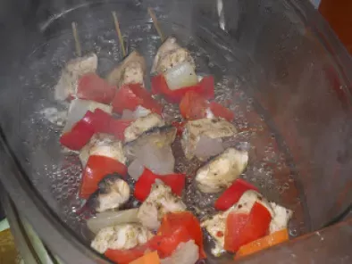 Frigarui de pui gatit la steamer cu sos de legume - poza 10