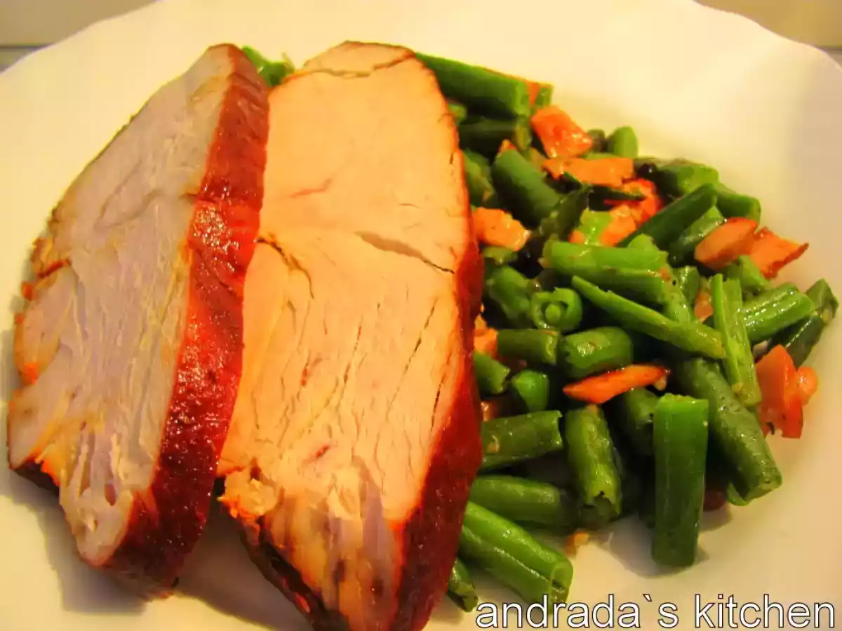 Friptura afumata din piept de curcan