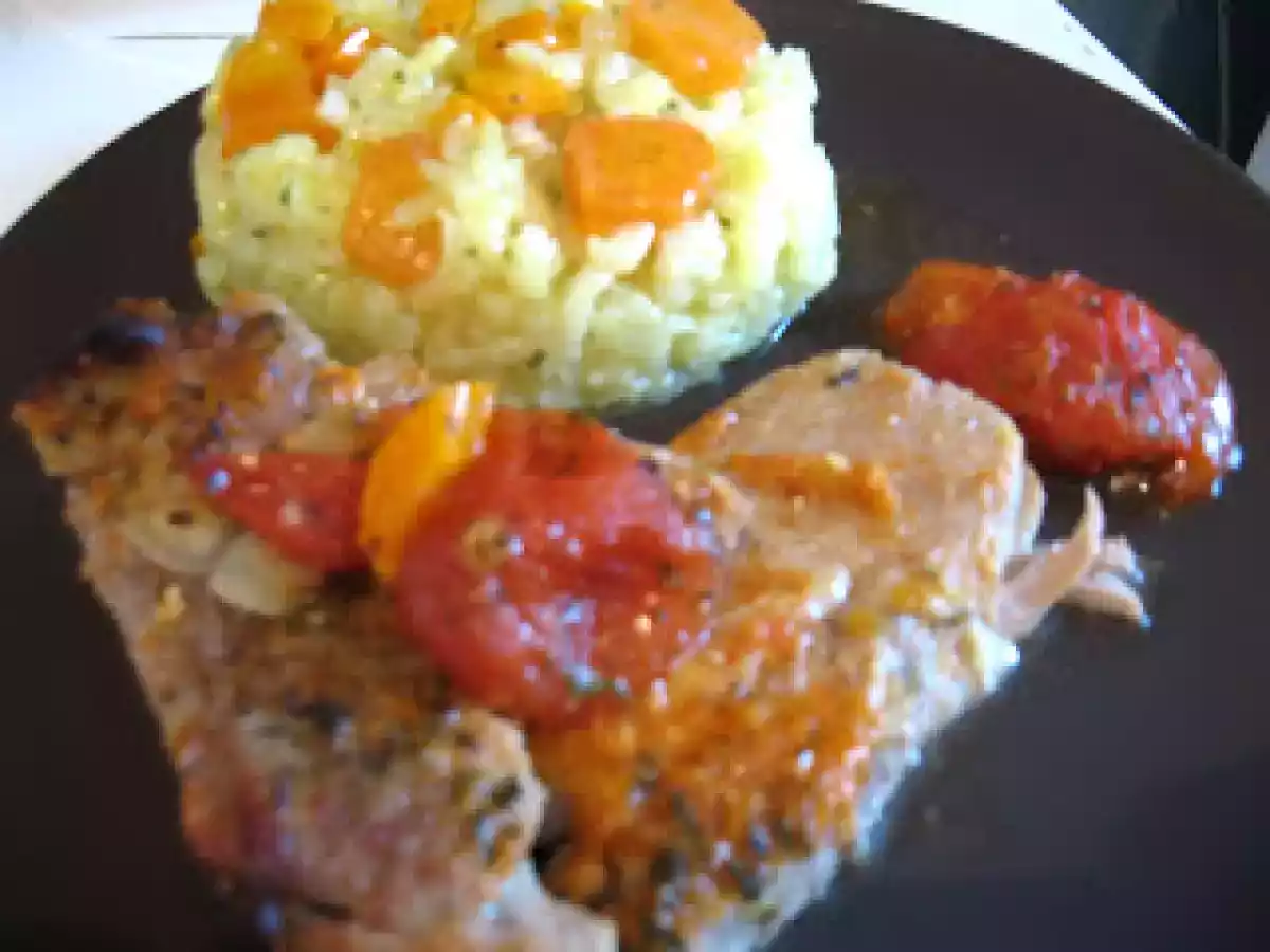 Friptura de curcan cu suc de portocale - poza 2