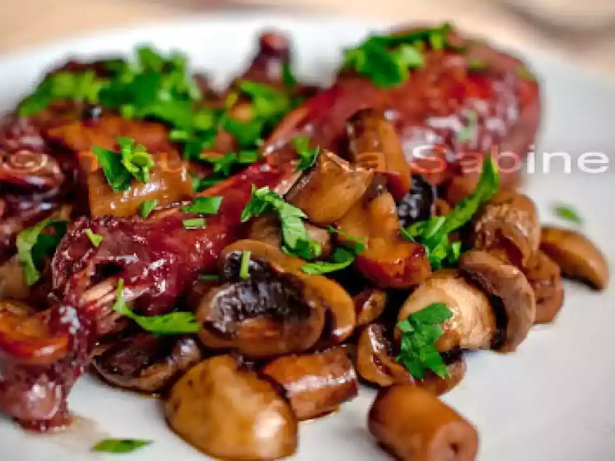 FRIPTURA DE CURCAN IN SOS DE VIN ROSU - poza 3