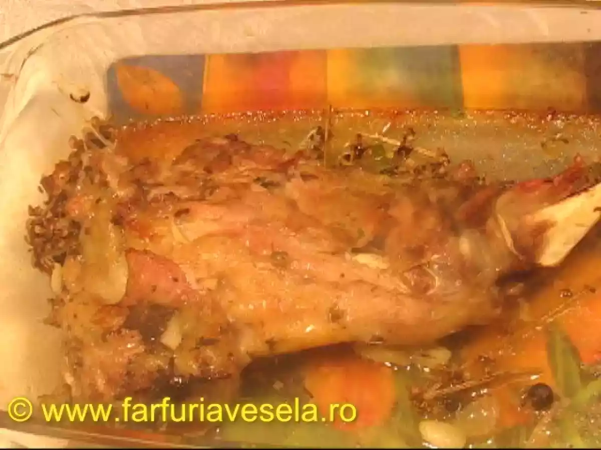 Friptura de ied la cuptor (reteta video)