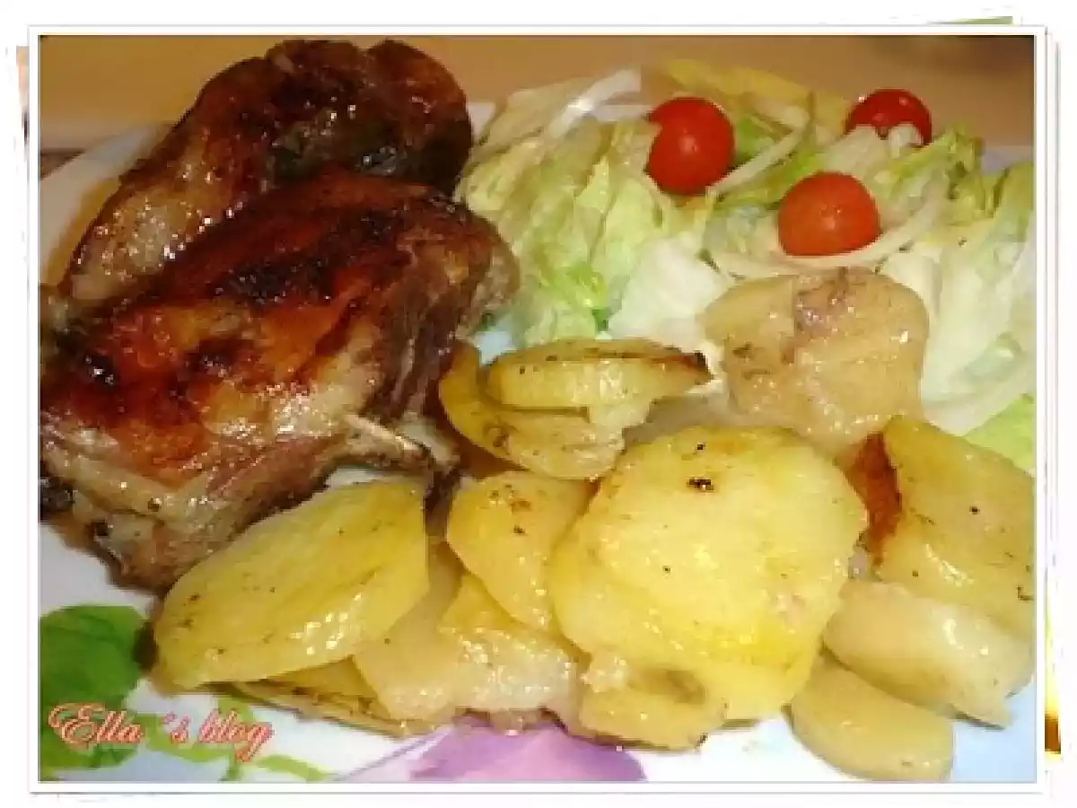 Friptura de miel cu cartofi