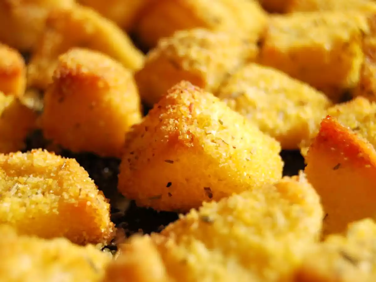 Friptura de porc cu cartofi crocanti cu malai