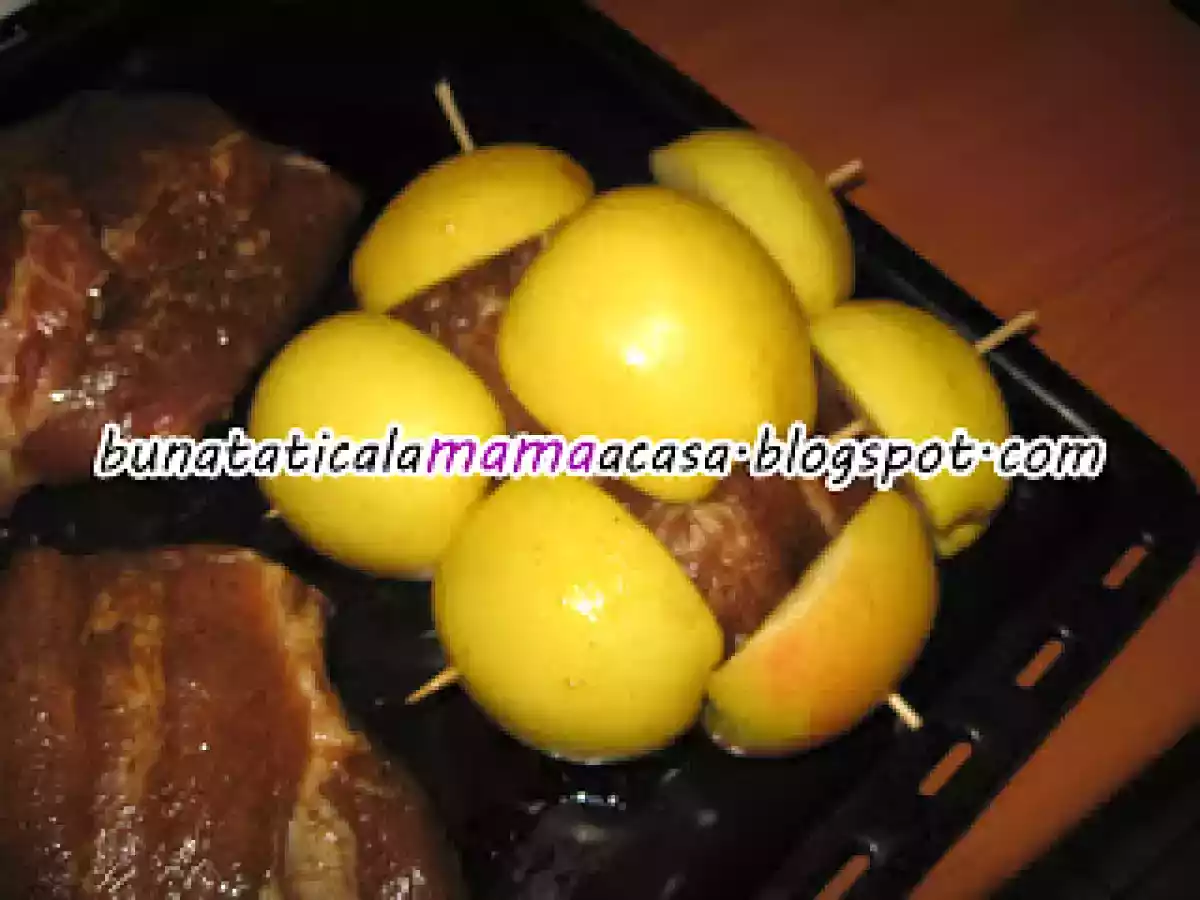 Friptura de porc cu mere si miere - poza 2