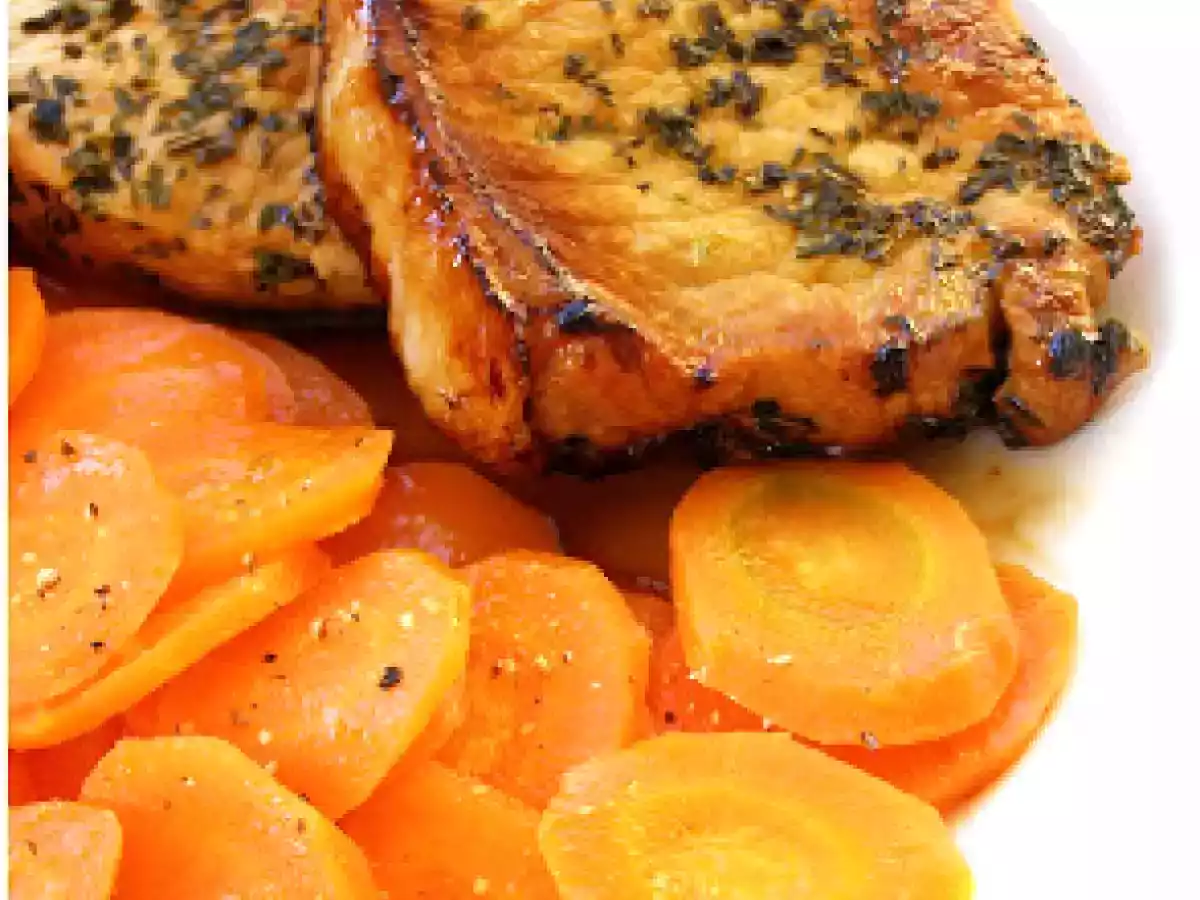 Friptura de porc cu morcovi