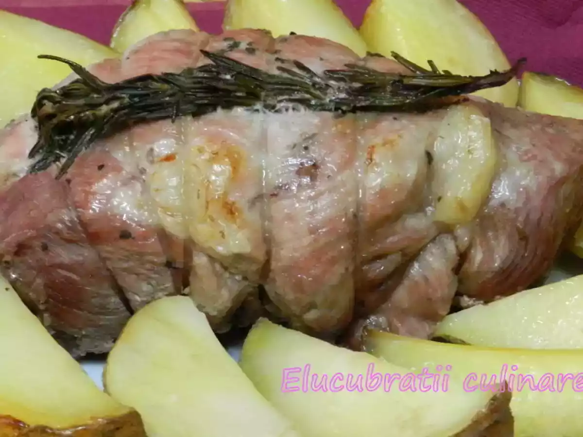 Friptură de porc cu rozmarin