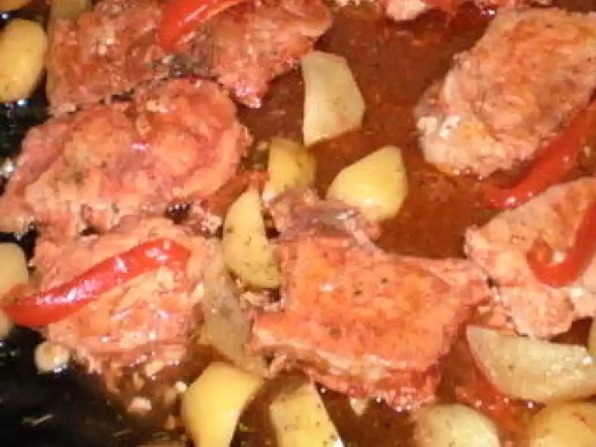 Friptura de porc la cuptor