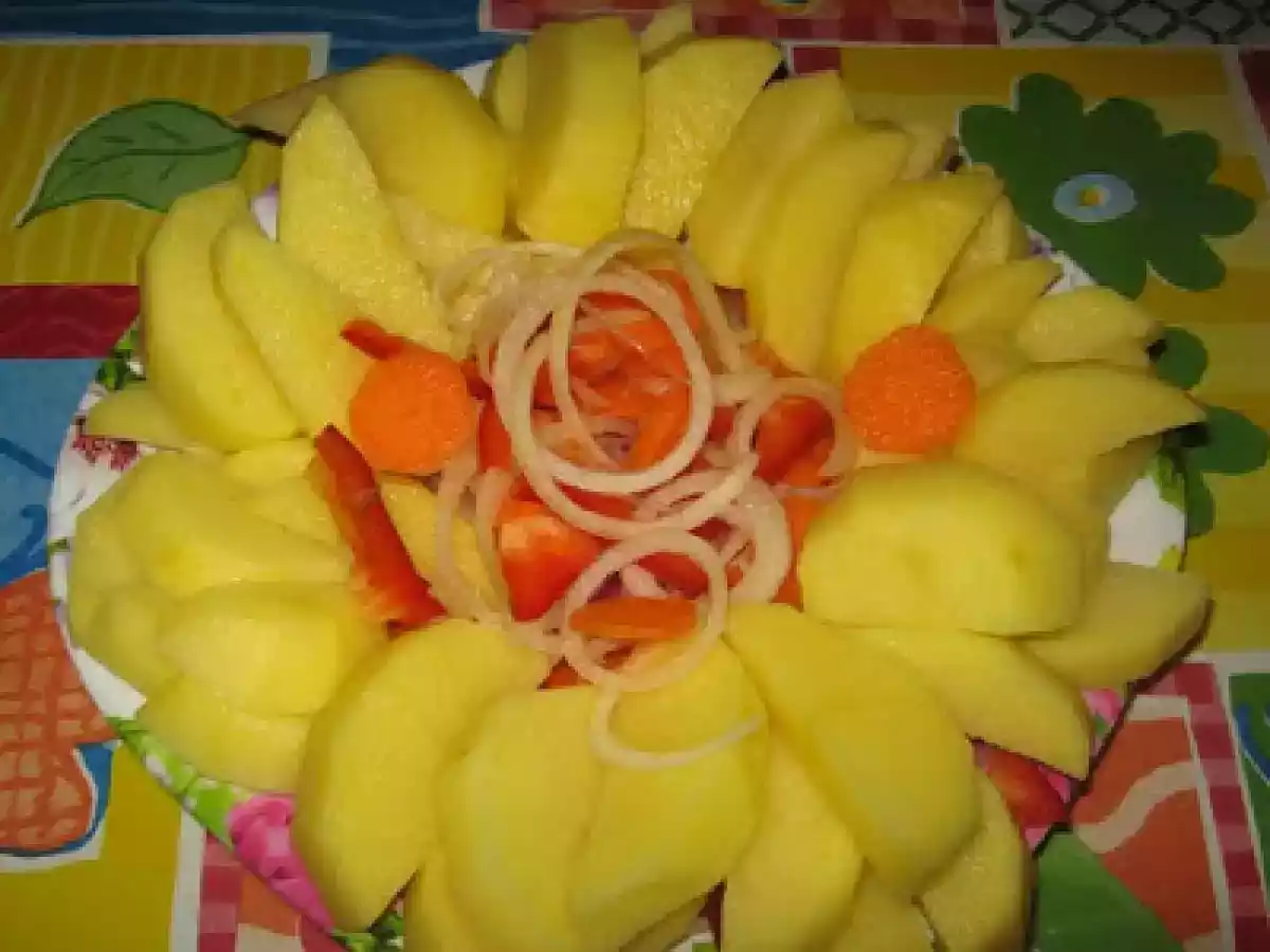 Friptura de porc pe pat de legume - poza 4