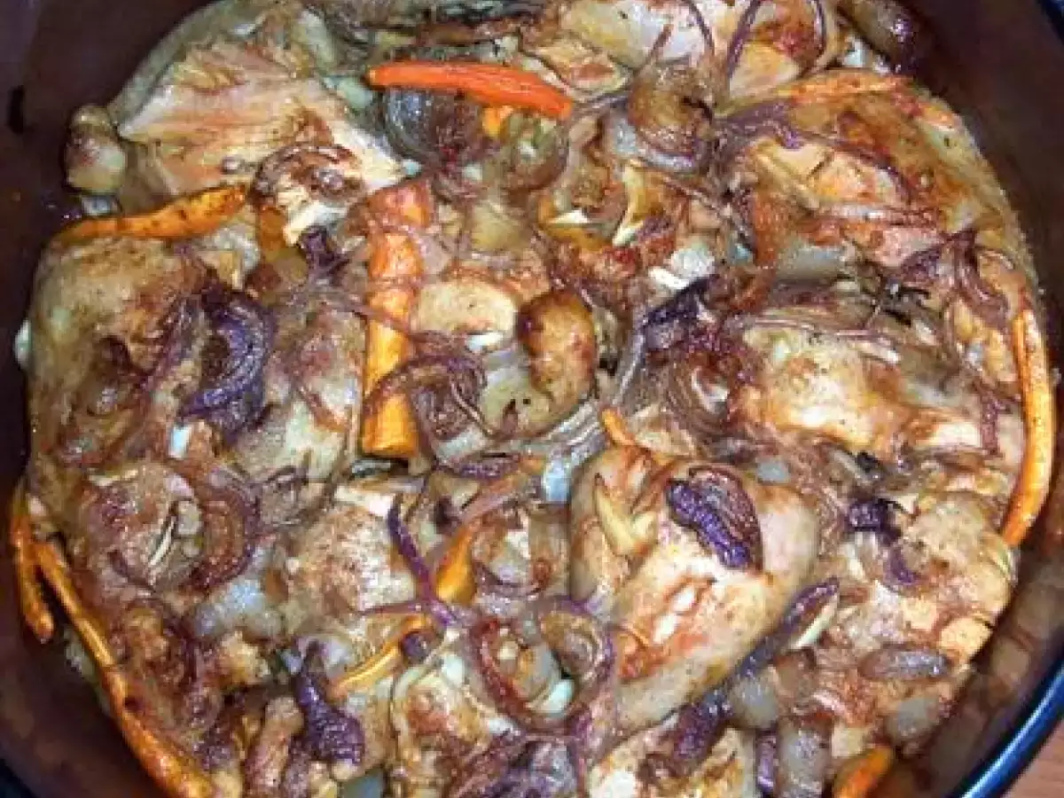 Friptura de pui la cuptor cu piure de cartofi - poza 3