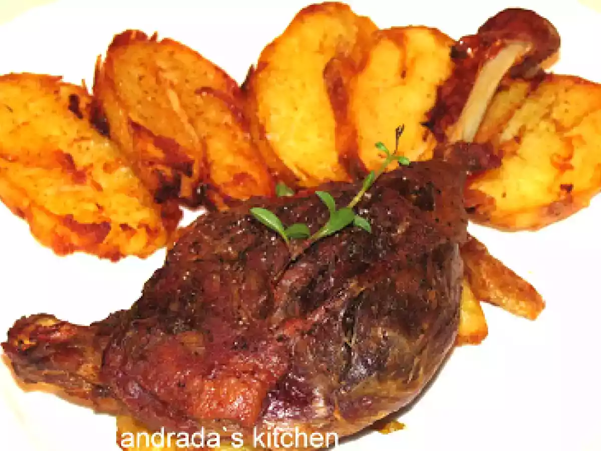 Friptura de pulpe de rata - Cuisses de Canard Confites