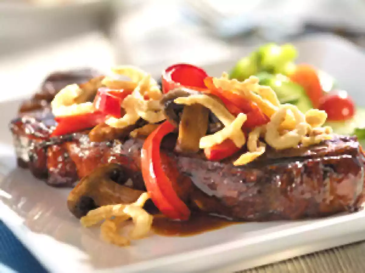 Friptura de vita (Teriyaki Steak)
