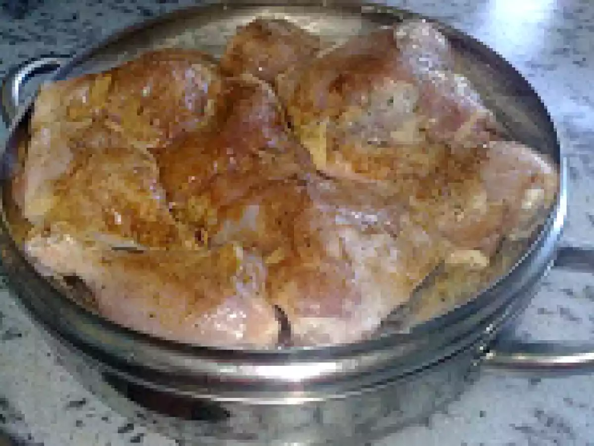 Friptura din pulpe de pui la capac - poza 4