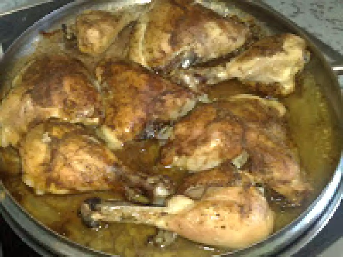 Friptura din pulpe de pui la capac - poza 5