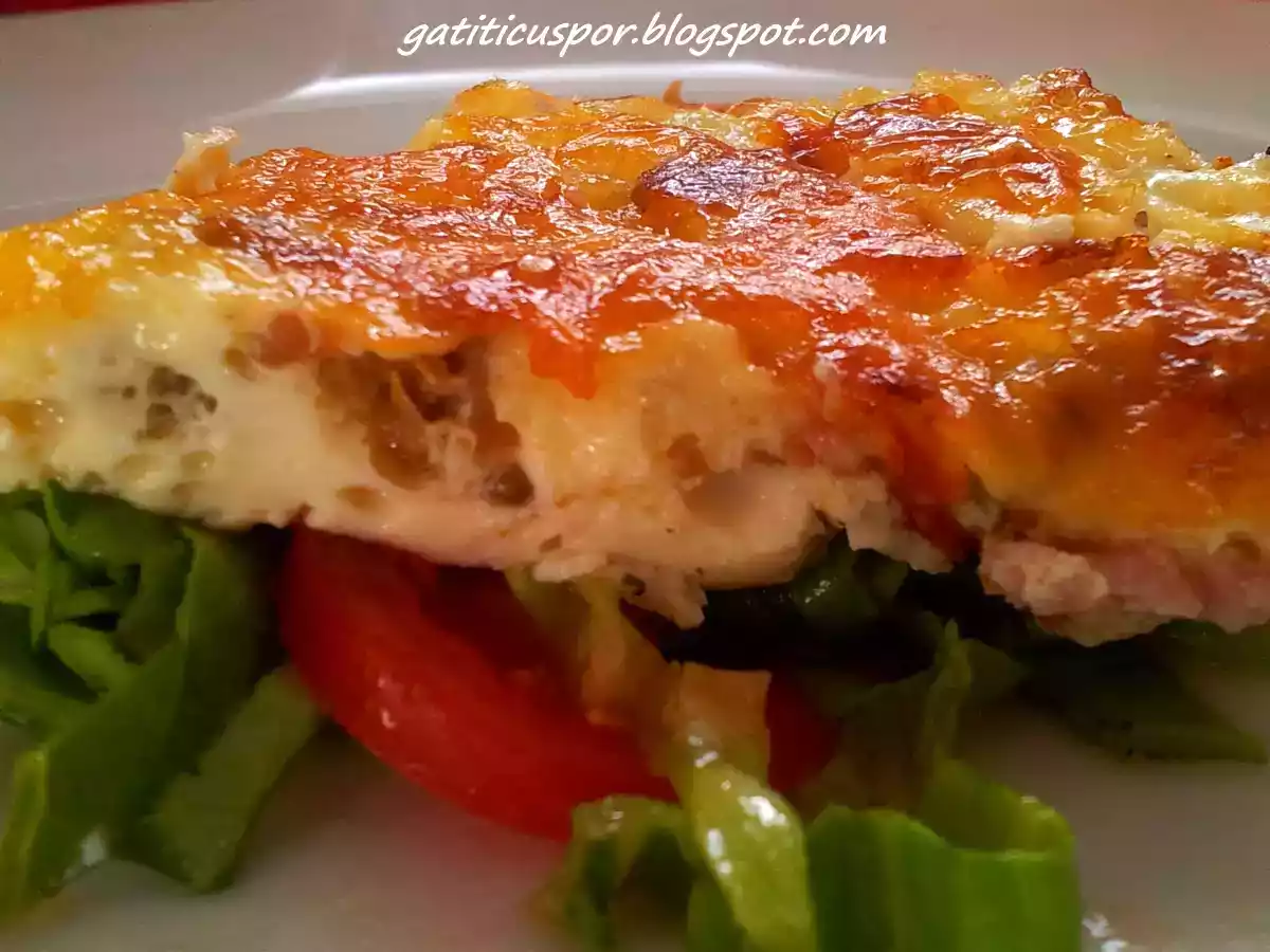 Frittata Cu Bacon Si Cascaval - poza 3