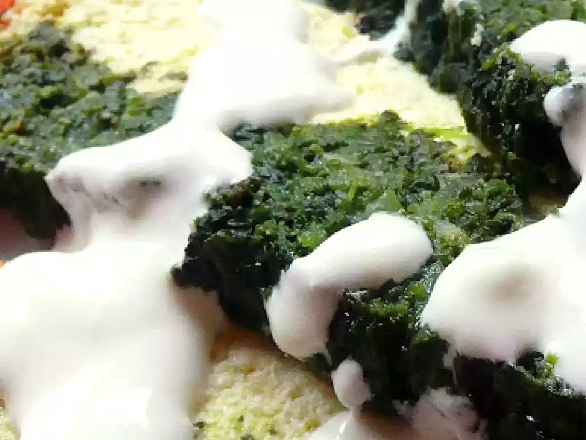 Frittata cu branza si spanac