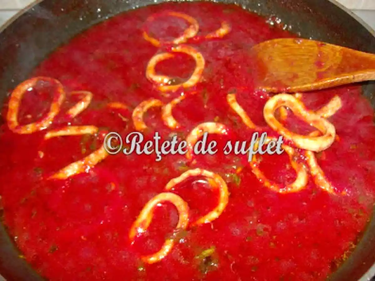 Fructe de mare marinate in lamaie si usturoi cu pasta marinara - poza 3