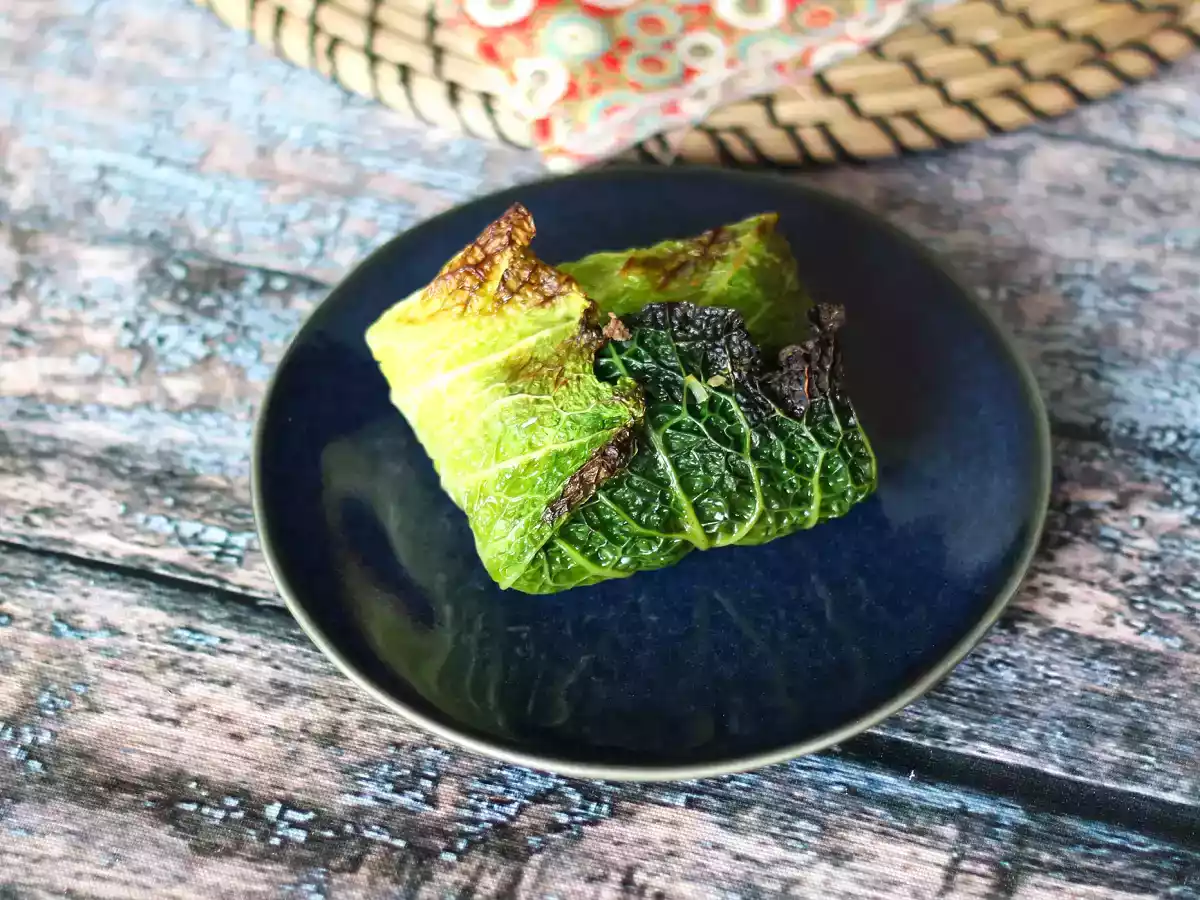 Fruze de varză kale umplute (la cuptor) - poza 6