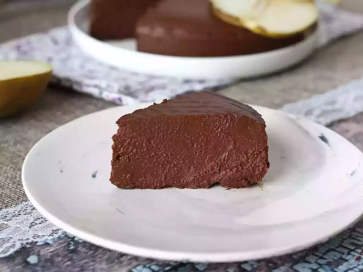 Fudge cu pere și ciocolată - desertul foarte ușor de făcut cu doar 2 ingrediente! - poza 7