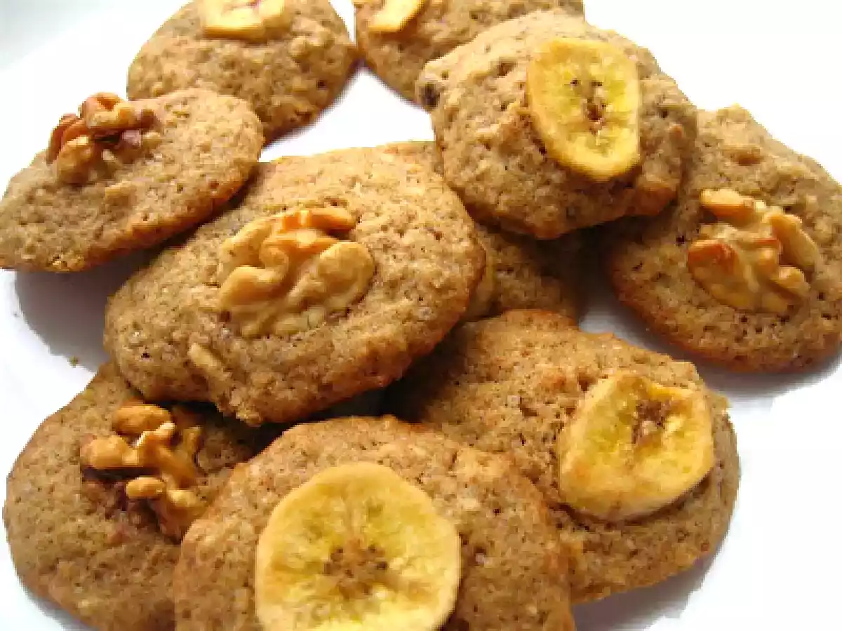 Fursecuri cu nuci, banane si ciocolata - poza 4