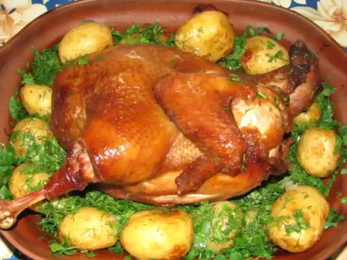 Gaina afumata cu cartofi noi - poza 4