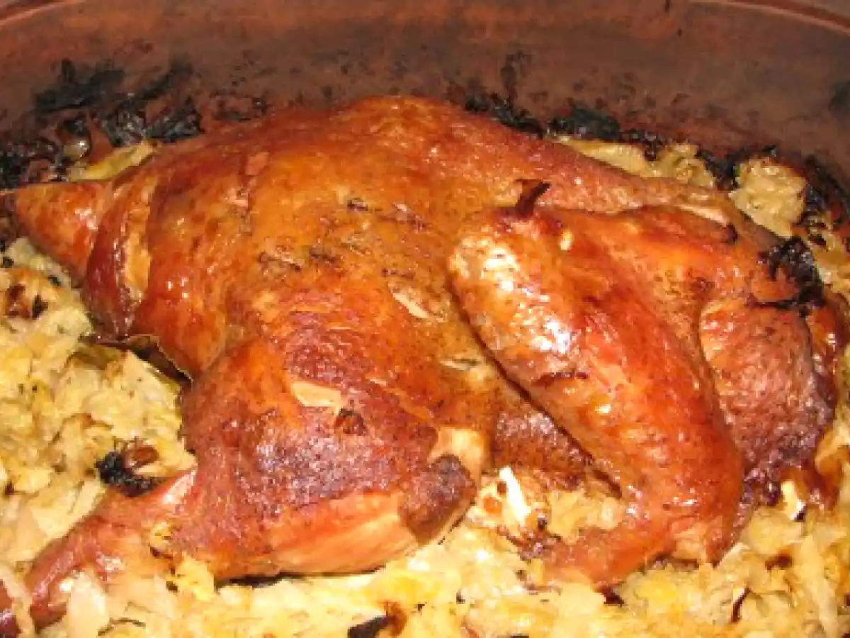 Gaina afumata pe varza murata - poza 10