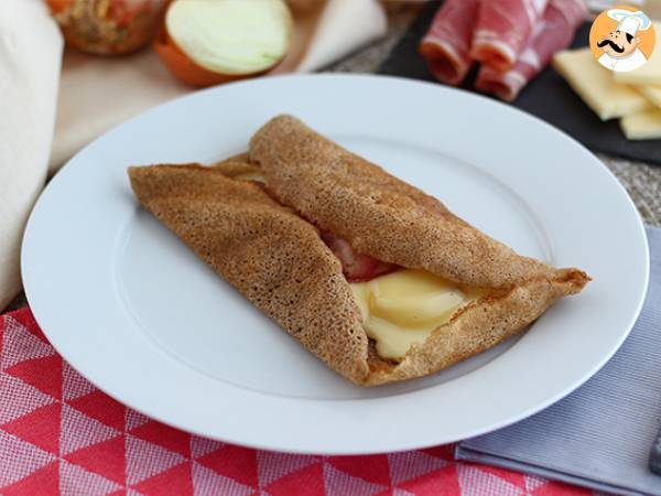 Galette cu hrisca si raclette