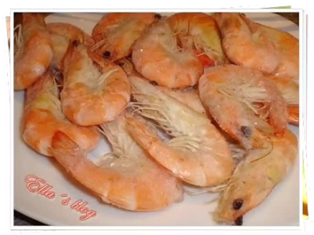 Gambas en gabardina (Creveti prajiti in aluat) - poza 2