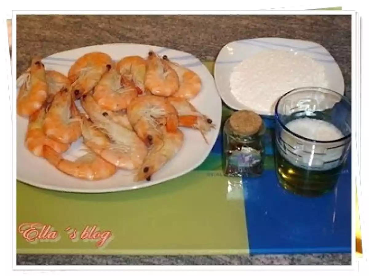 Gambas en gabardina (Creveti prajiti in aluat) - poza 3