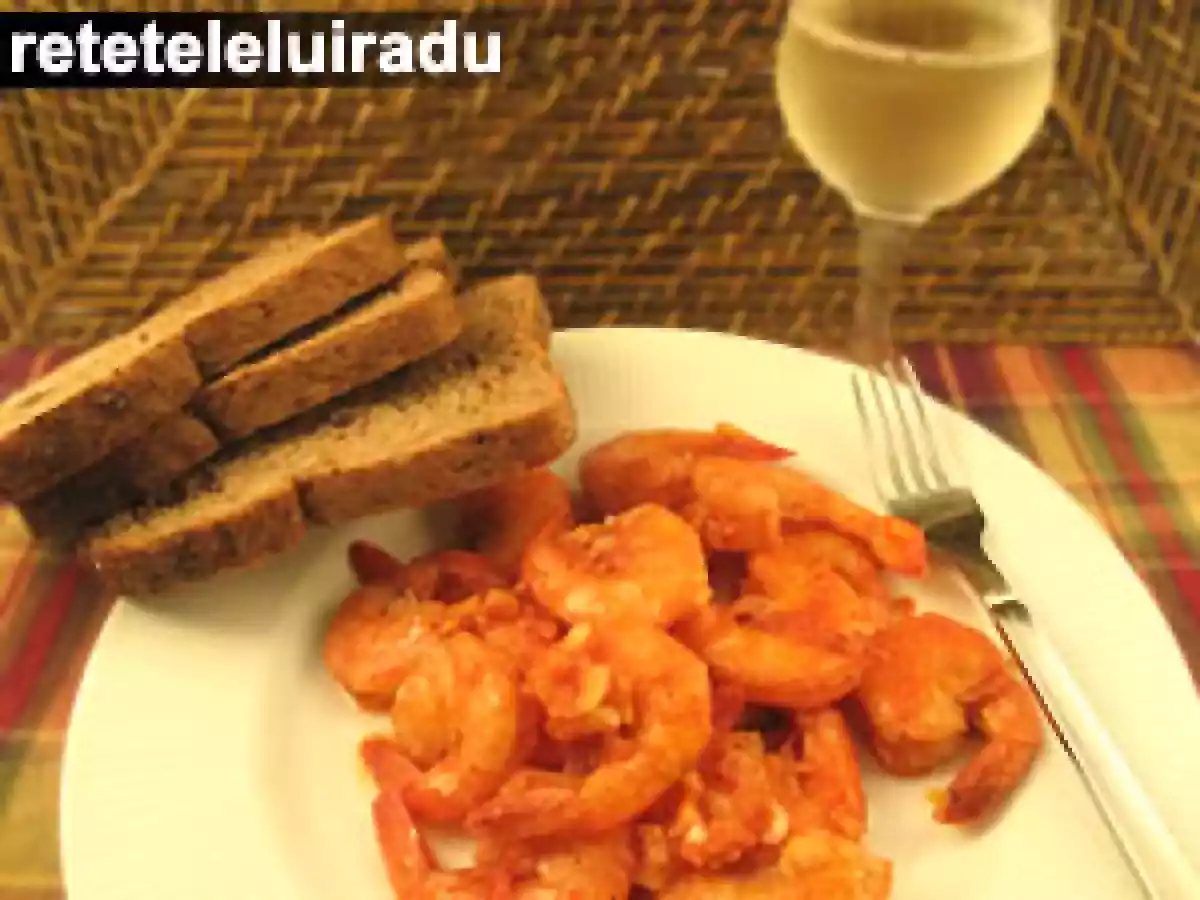 Gamberi fritti in padella