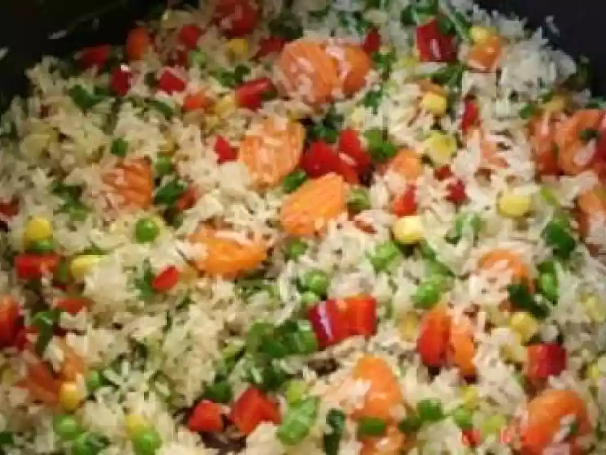 GARNITURA DE OREZ CU LEGUME - poza 2